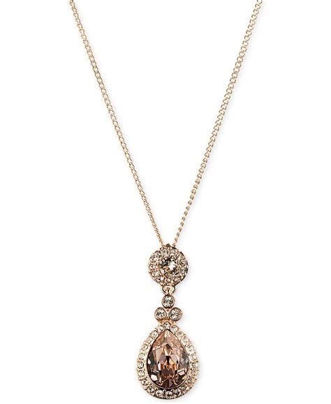 macy's givenchy jewelry|givenchy swarovski necklace.